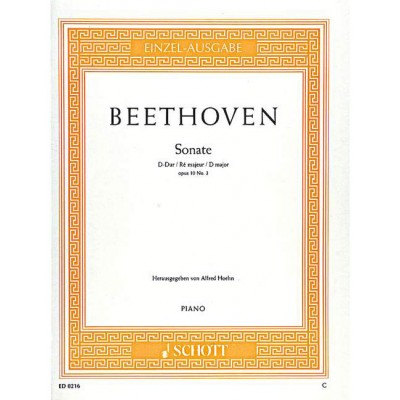 BEETHOVEN L. (VAN) - SONATE D-DUR - PIANO