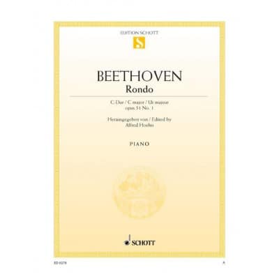 BEETHOVEN L.V. - RONDO C MAJOR OP. 51/1 - PIANO