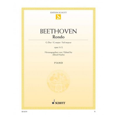 BEETHOVEN L.V. - RONDO G MAJOR OP. 51/2 - PIANO