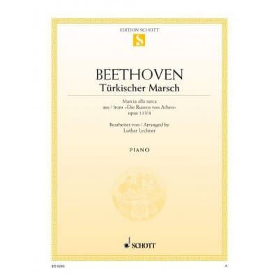 BEETHOVEN L.V. - TURKISH MARCH C MAJOR OP. 113/4 - PIANO