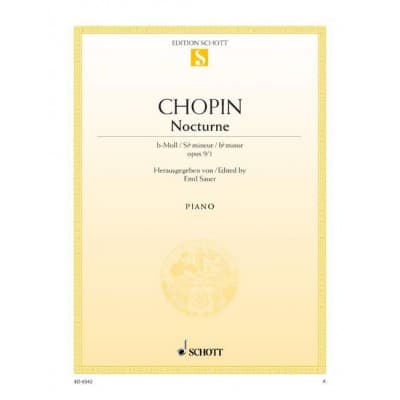 CHOPIN - NOCTURNE SI BÉMOL MINEUR OP. 9/1 - PIANO