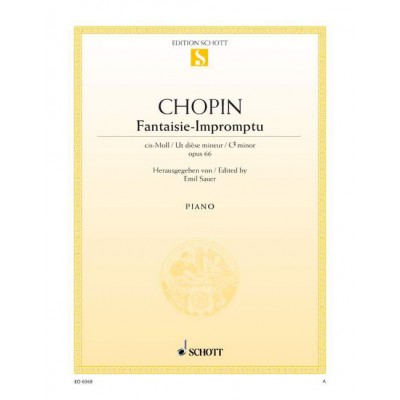 CHOPIN FREDERIC - FANTAISIE-IMPROMPTU C SHARP MINOR OP. 66 (POSTH.) - PIANO