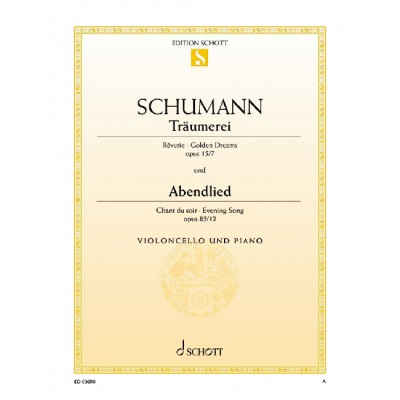 Schumann - Träumerei / Abendlied Op. 15/7 Und 85/12 - Violoncelle et Piano