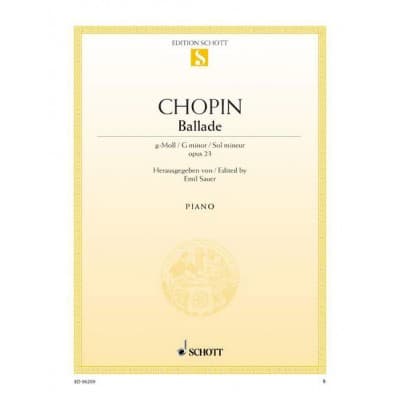 CHOPIN - BALLADE SOL MINEUR OP. 23 - PIANO