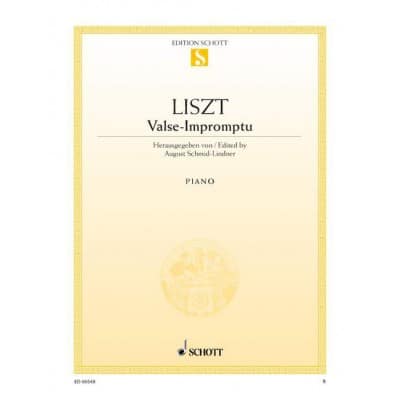 LISZT FRANZ - VALSE-IMPROMPTU - PIANO