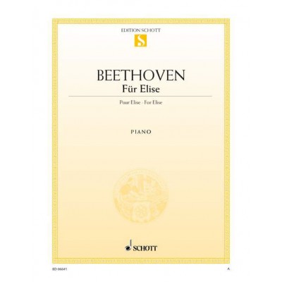 BEETHOVEN L.V. - FUR ELISE WOO 59 - PIANO