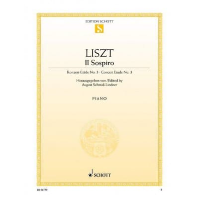  Liszt Franz - Il Sospiro - Piano