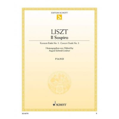 LISZT FRANZ - IL SOSPIRO - PIANO