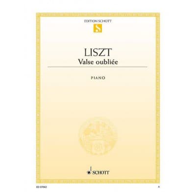  Liszt Franz - Valse Oubliee - Piano