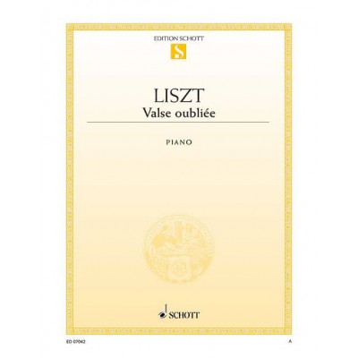 LISZT FRANZ - VALSE OUBLIEE - PIANO