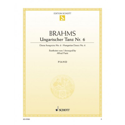 BRAHMS - HUNGARIAN DANCE NO. 6 - VIOLONCELLE ET PIANO
