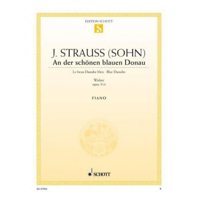  Strauss (son) Johann - Blue Danube Op. 314 - Piano