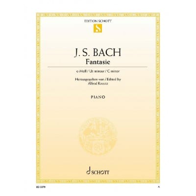 BACH J. S. - FANTASIE C-MOLL BWV 906, 1 - PIANO