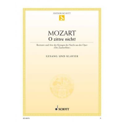 MOZART W.A. - THE MAGIC FLUTE - COLORATURA SOPRANO AND PIANO
