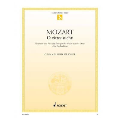 MOZART - O ZITTRE NICHT! - COLOUATURA SOPRANO ET PIANO