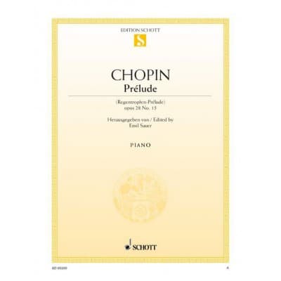 CHOPIN - PRÉLUDE RÉ BÉMOL MAJEUR OP. 28/15 - PIANO