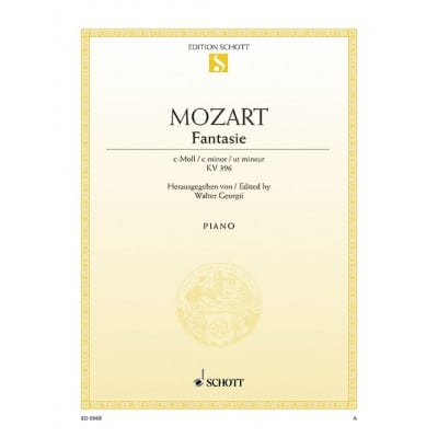  Mozart W.a. - Fantasia No.19 C Minor Kv 396 - Piano