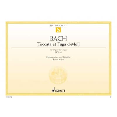 BACH J.S. - TOCCATA AND FUGUE D MINOR BWV 565 - ORGAN