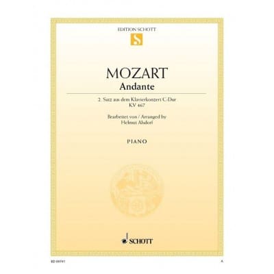 MOZART - ANDANTE K 467 - PIANO