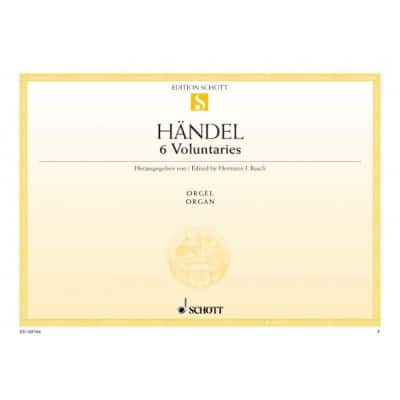 HÄNDEL - 6 VOLUNTARIES - ORGUE