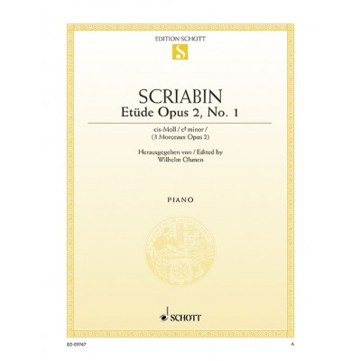  Scriabin Alexandr - Etde C Sharp Minor Op. 2/1 - Piano