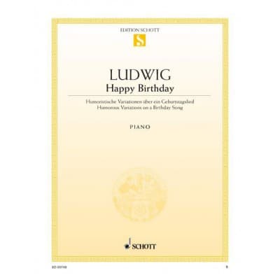  Ludwig Claus-dieter - Happy Birthday - Piano