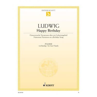 LUDWIG CLAUS-DIETER - HAPPY BIRTHDAY - PIANO