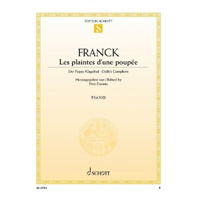 FRANCK CESAR - LES PLAINTES D'UNE POUPEE - PIANO