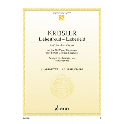  Kreisler Fritz - Love's Joy - Love's Sorrow - Clarinet In Bb And Piano