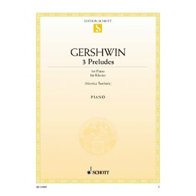 GERSHWIN GEORGE - 3 PRELUDES - PIANO