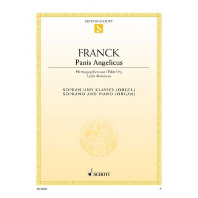 FRANCK CESAR - PANIS ANGELICUS A MAJOR - SOPRANO AND PIANO