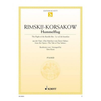RIMSKY-KORSAKOV NIKOLAI - THE FLIGHT OF THE BUMBLE-BEE - PIANO