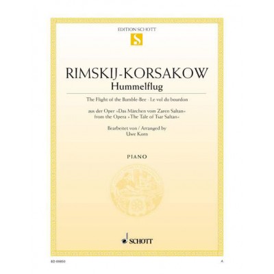 RIMSKY-KORSAKOV NIKOLAI - THE FLIGHT OF THE BUMBLE-BEE - PIANO