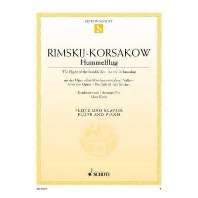 RIMSKY-KORSAKOV - VOL DU BOURDON - FLUTE ET PIANO