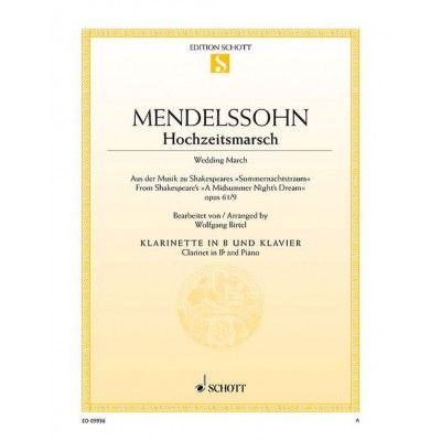  Mendelssohn Bartholdy F. - Wedding March Op. 61/9 - Clarinette
