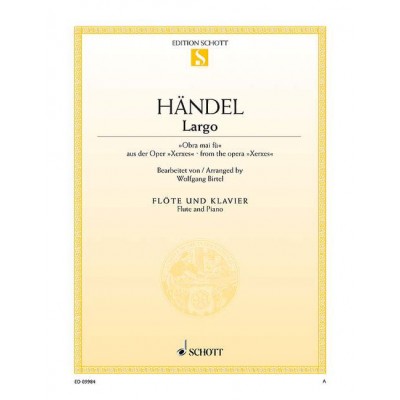 HAENDEL G.F. - LARGO - FLUTE