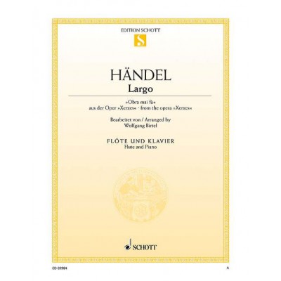 HAENDEL G.F. - LARGO - FLUTE