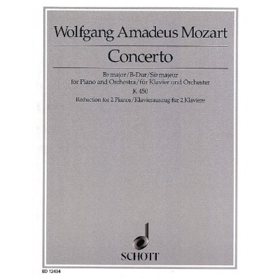 MOZART W.A. - CONCERTO NO.15 BB MAJOR KV 450 - PIANO AND ORCHESTRA