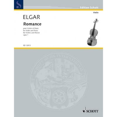 ELGAR EDWARD - ROMANCE OP. 1 - VIOLIN AND PIANO