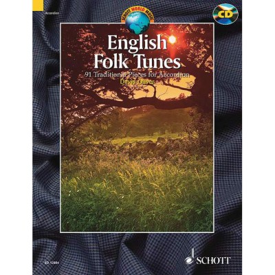 ENGLISH FOLK TUNES + CD - ACCORDION