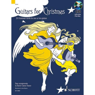 GUITARS FOR CHRISTMAS + CD - 1-2 GUITARS