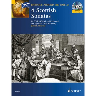 FOUR SCOTTISH SONATAS - VIOLIN AND PIANO CELLO AD LIB.