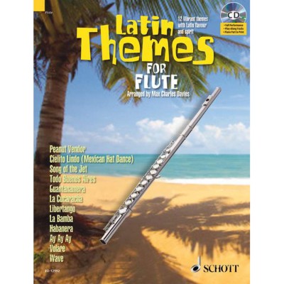 SCHOTT LATIN THEMES FOR FLUTE + CD - FLUTE