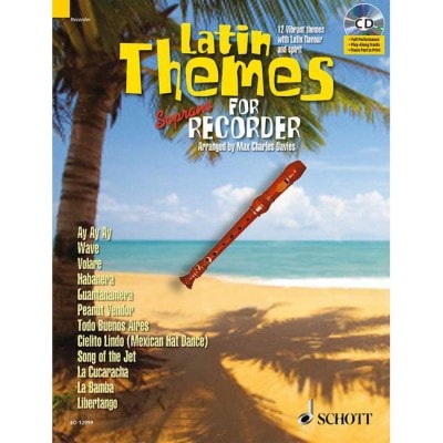 LATIN THEMES FOR SOPRANO RECORDER + CD - SOPRANO RECORDER