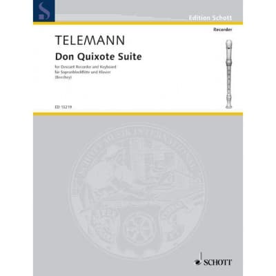 TELEMANN GEORG PHILIPP - DON QUIXOTE SUITE - SOPRANO RECORDER AND PIANO