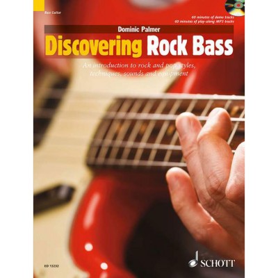 DISCOVERING ROCK BASS + CD - ELECTRIC BASS GUITAR