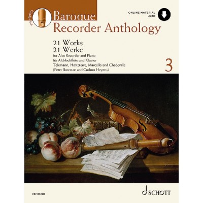 BOWMAN P./ HEYENS G. - BAROQUE RECORDER ANTHOLOGY VOL.3 