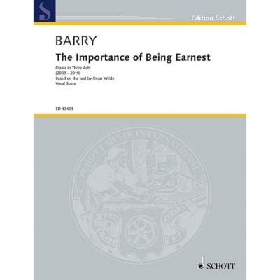 BARRY G. - THE IMPORTANCE OF BEING EARNEST