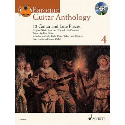 FRANKE J.- BAROQUE GUITAR ANTHOLOGY VOL. 4 + CD- GUITARE
