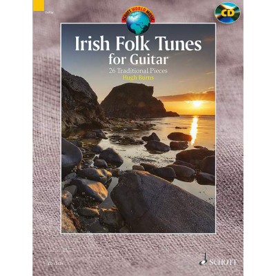 BURNS HUGH - IRISH FOLK TUNES FOR GUITAR - GUITAR